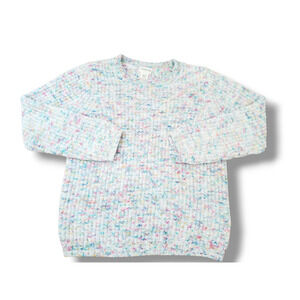 Crewcuts by J Crew Girls M 8-9 Chenille Rainbow Sweater